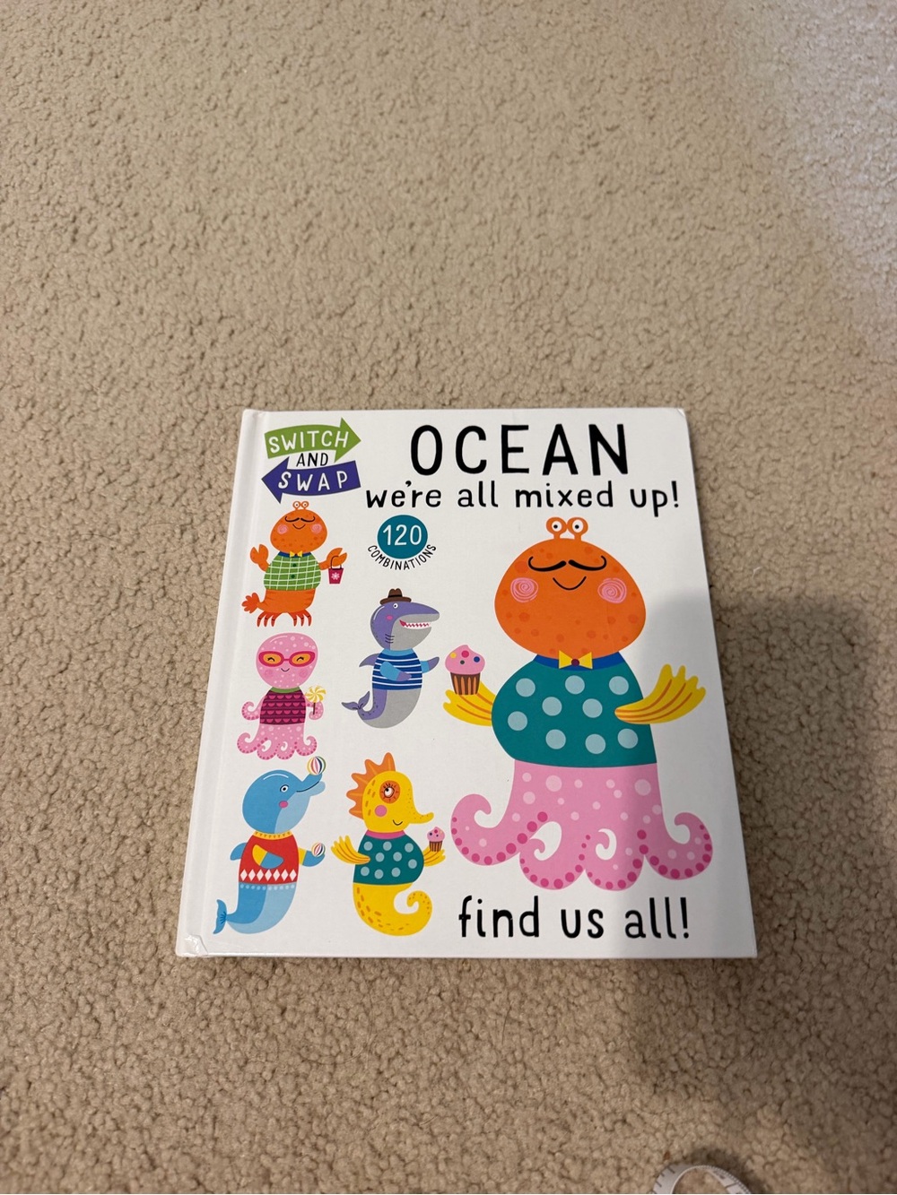 Ocean We’re all Mixed up! Find us all interactive matching book by Anton Poitier